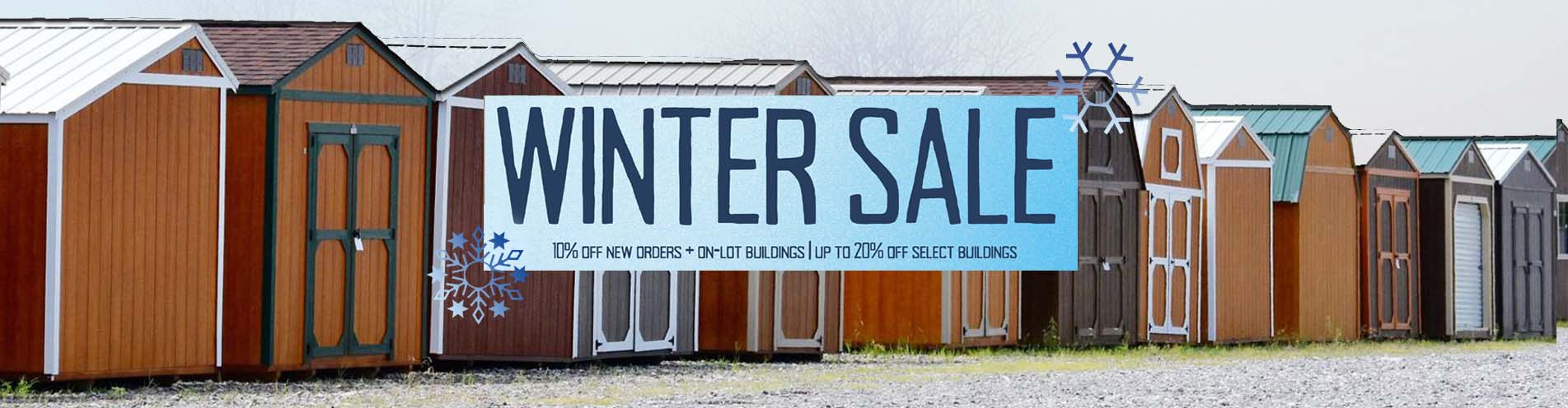 Derksen Buildings, Winter Sale